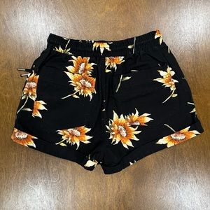 forever 21 | size small | black with floral design